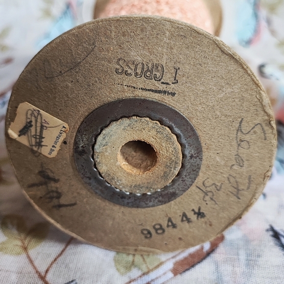 5 Yards of Vintage Peach Color Fuzzy Rick Rack Trim Sewing Notions New Old Stock - Picture 5 of 9